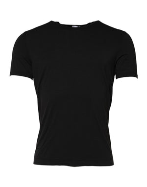 Dolce & Gabbana Black Modal Men Crew Neck Underwear T-shirt