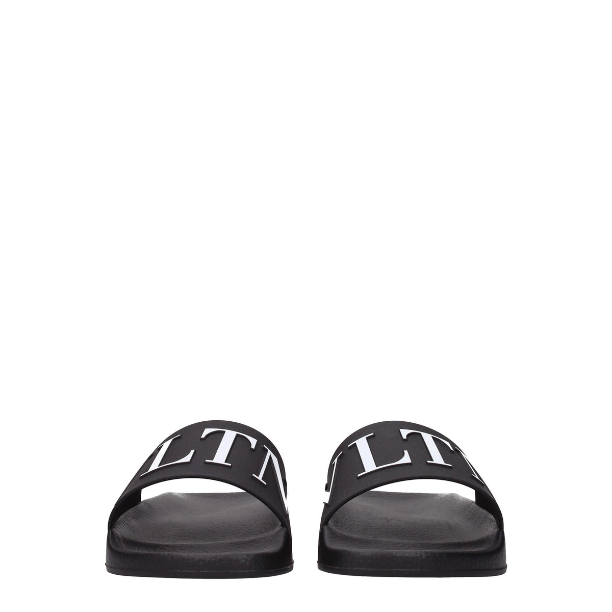 Valentino Garavani Black Cotton Slippers