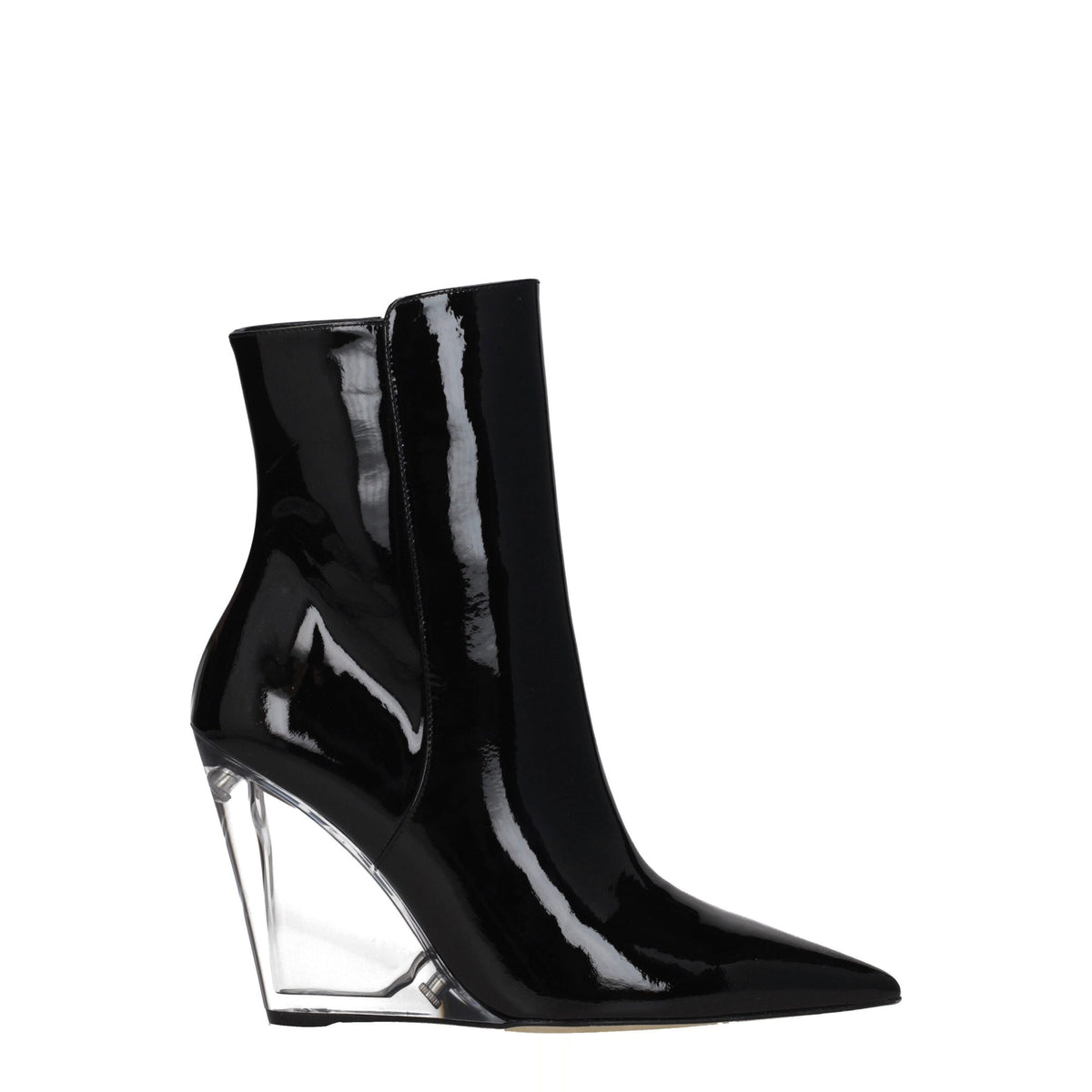 Stuart Weitzman Black Leather Ankle Boots