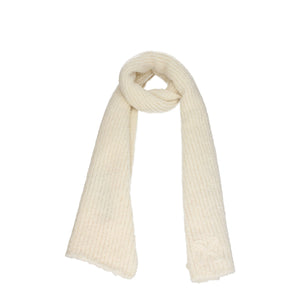 Off-White Beige Wool Scarf