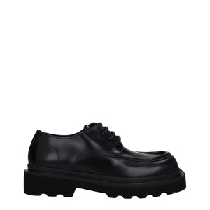 Dolce & Gabbana Black Leather Oxfords And Derbies