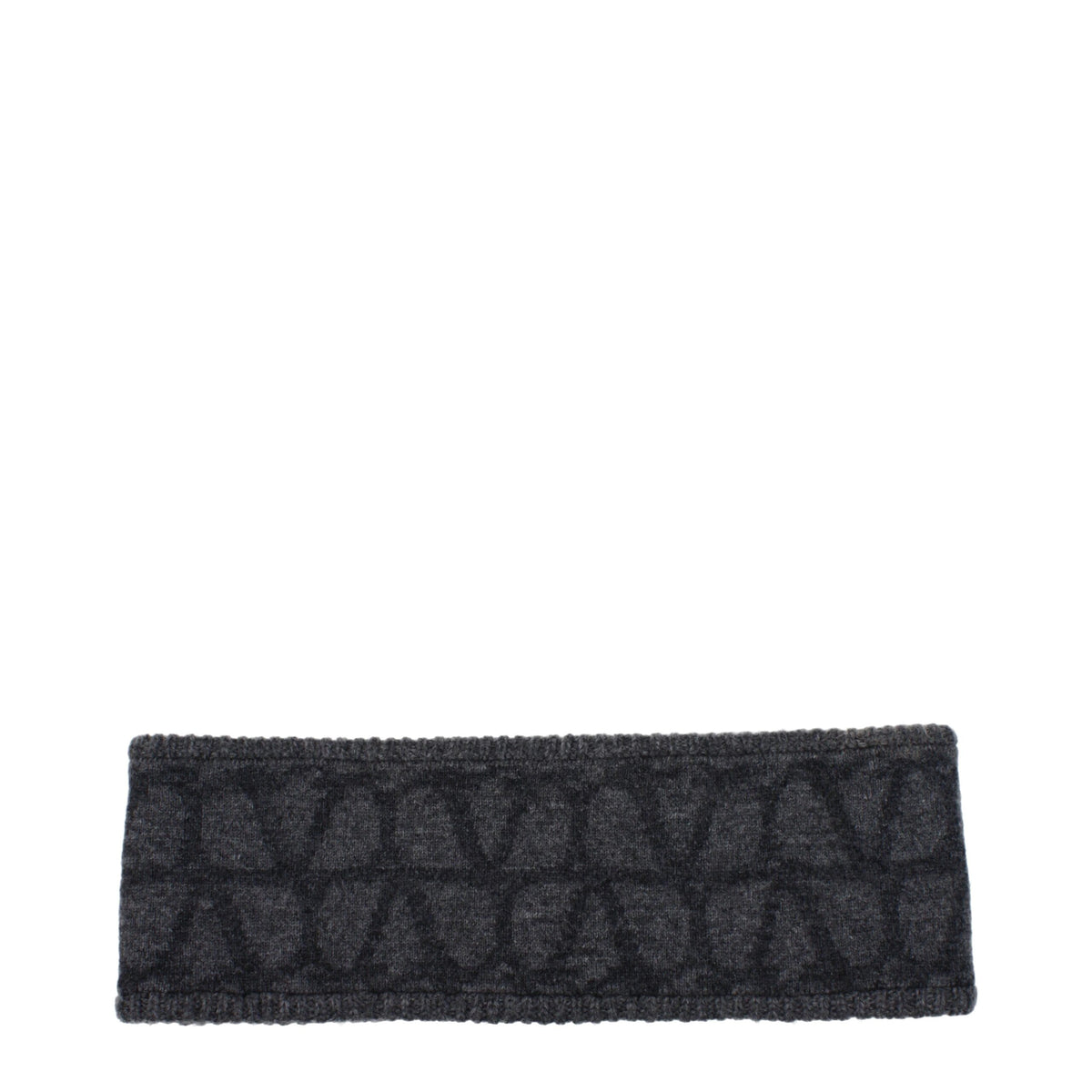 Valentino Garavani Gray Wool Headband