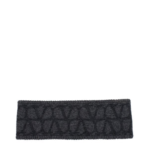 Valentino Garavani Gray Wool Headband