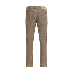 PT Torino Beige Cotton Casual Pants