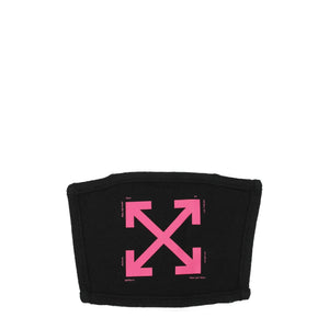 Off-White Black Cotton Facemask