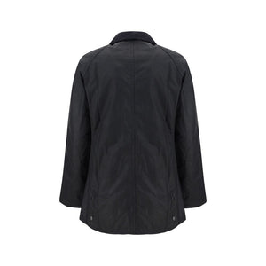 Barbour Black Cotton Coat