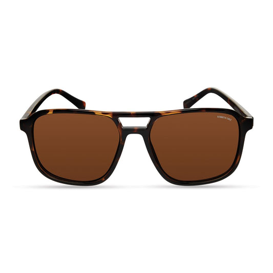 Kenneth Cole Brown Injected Sunglasses