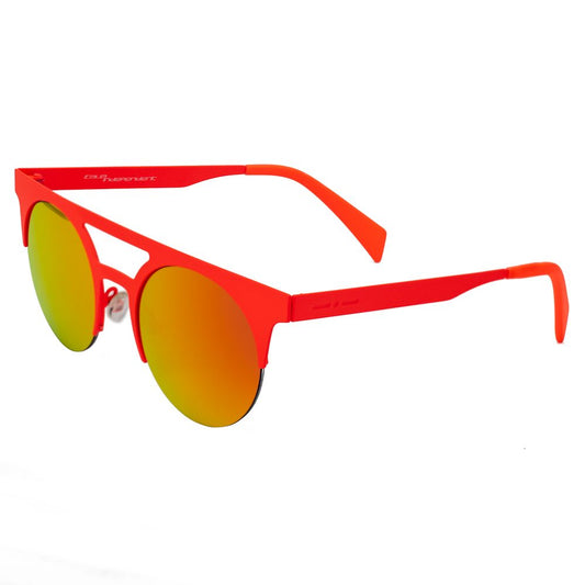 Italia Independent Red Metal Sunglasses