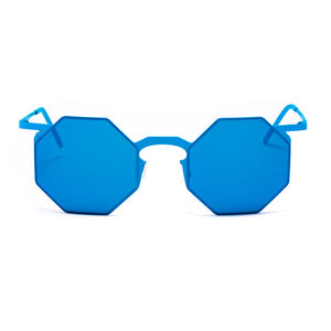 Italia Independent Blue Metal Sunglasses