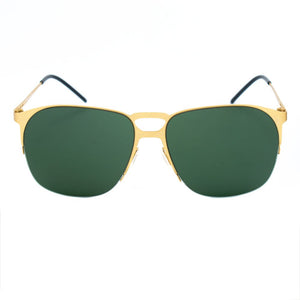 Italia Independent Gold Metal Sunglasses