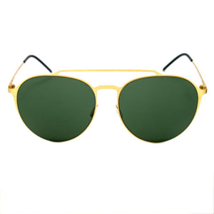 Italia Independent Gold Metal Sunglasses