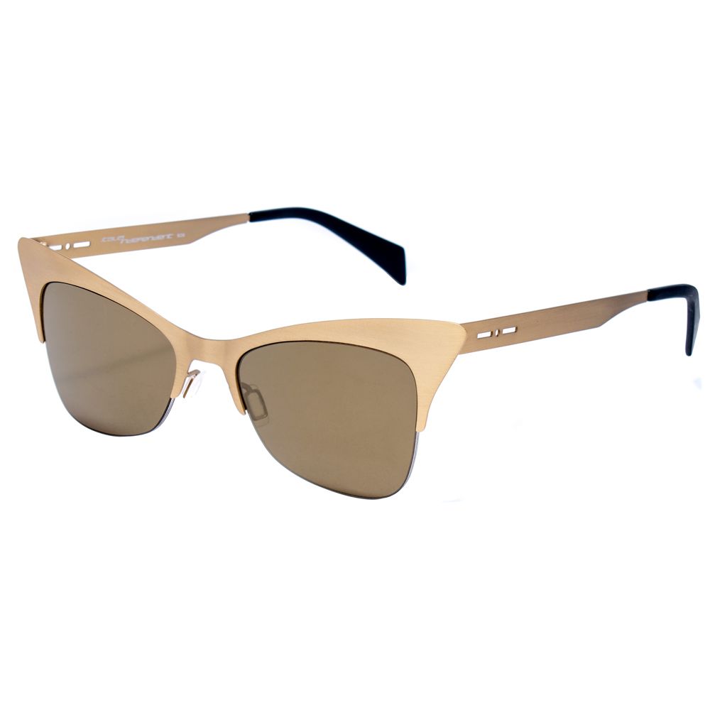 Italia Independent Gold Metal Sunglasses