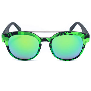 Italia Independent Green Acetate Sunglasses