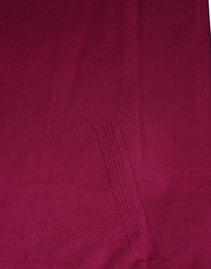 Dolce & Gabbana Fuchsia Wool Long Sleeves Turtleneck Sweater