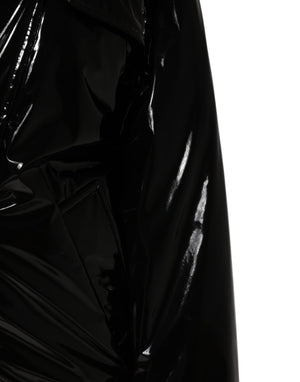 Dolce & Gabbana Polyester Black Quilted Puffer Coat  Jacket