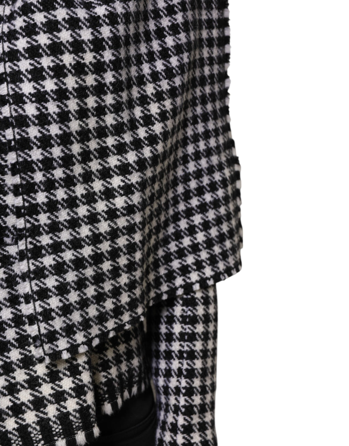 Dolce & Gabbana Multicolor Wool Monochrome Patterned Jacket