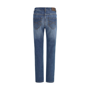 Brunello Cucinelli Blue Cotton Skinny Jeans