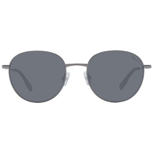 Hackett Gray Metal Sunglasses