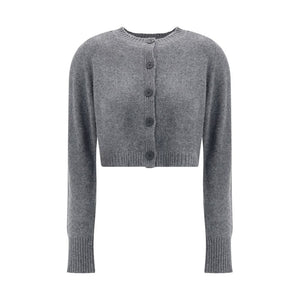Loulou De Saison Gray Cashmere Cardigan