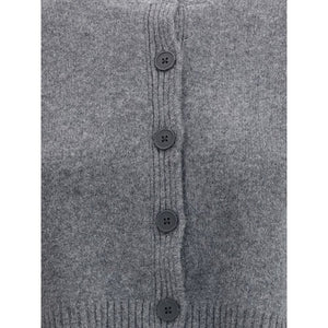Loulou De Saison Gray Cashmere Cardigan