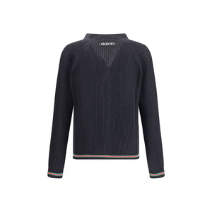 Gucci Black Cotton Cardigan