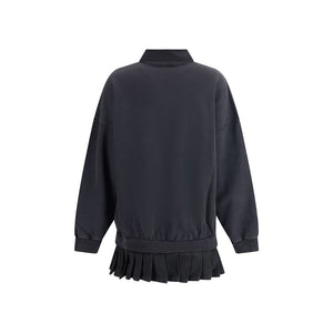 Balenciaga Black Cotton Casual Dress