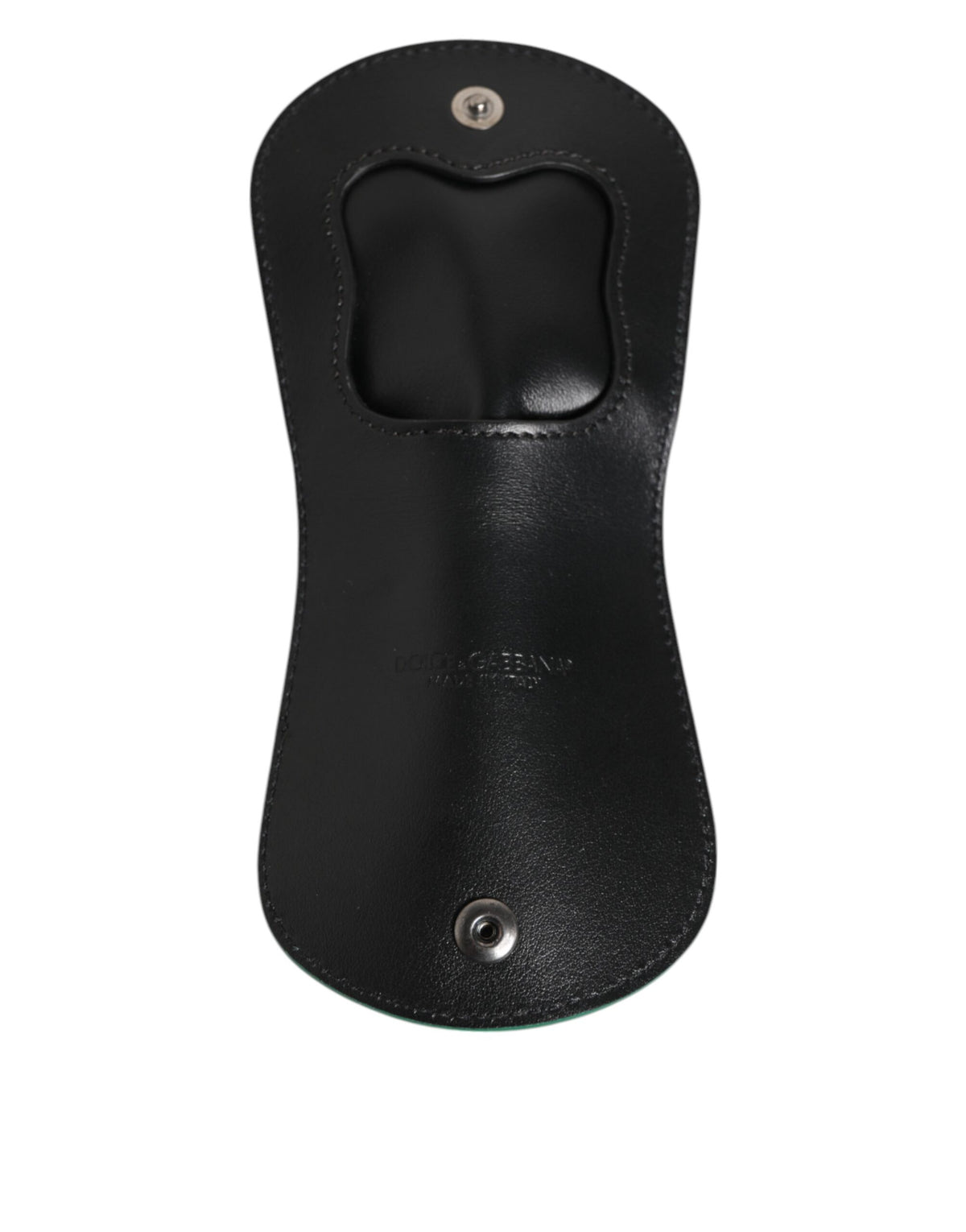 Dolce & Gabbana Green Exotic Skin Coin Condom Case Holder Pocket Wallet