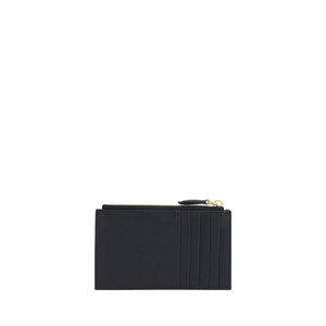 Prada Black Calf Leather Bos Taurus Wallet