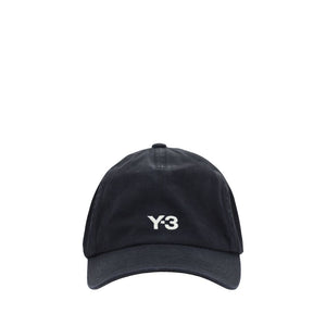 Y-3 Black Cotton Cap (Baseball Hat)