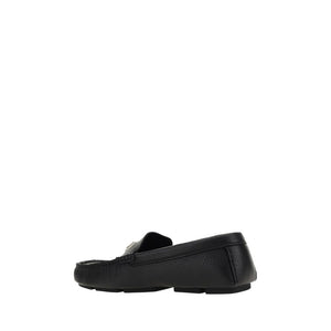 Dolce & Gabbana Black Rubber Slip-On Loafers