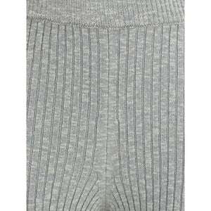 Magda Butrym Gray Linen Leggings