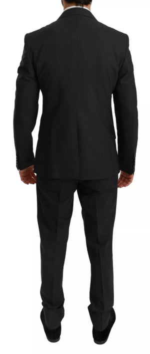 Dolce & Gabbana Slim Fit MARTINI Wool Gray Suit