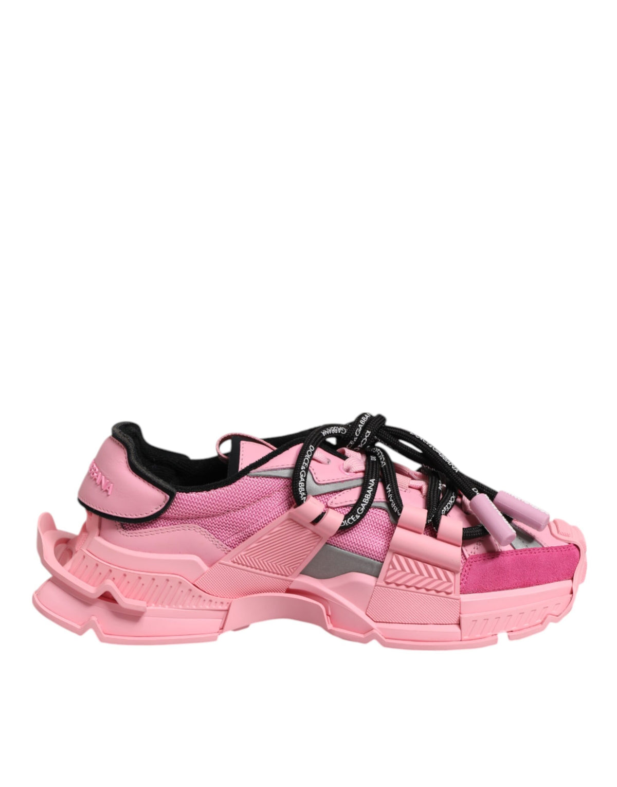 Dolce & Gabbana Pink Low Top Space Women Sneakers Shoes