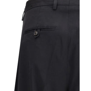 Our Legacy Black Fleece Wool Chino Pants