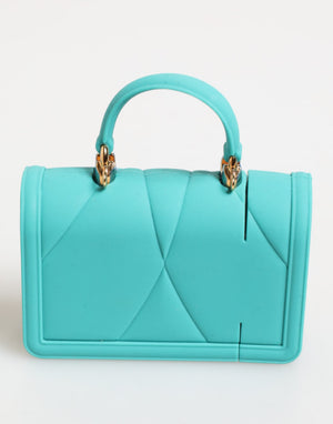 Dolce & Gabbana Turquoise Silicone Devotion Heart Cover Bag Airpods Case