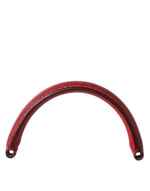 Dolce & Gabbana Red Small Ayers Leather Bag Handle Women Shoulder Strap