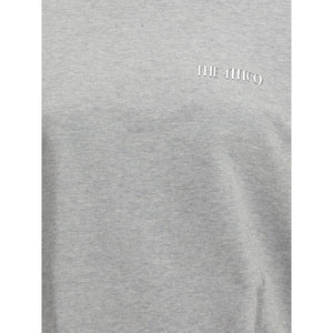 The Attico Gray Cotton Sweatshirt