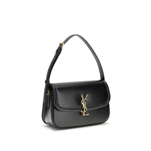 Saint Laurent Black Calf Leather Bos Taurus Shoulder Bag