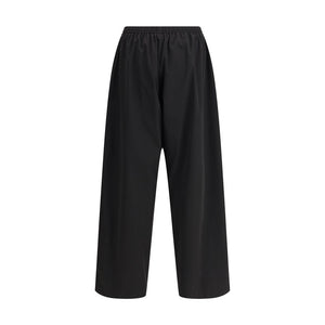 Balenciaga Black Polyester Casual Pants