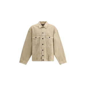 Balenciaga Beige Cotton Denim Jacket