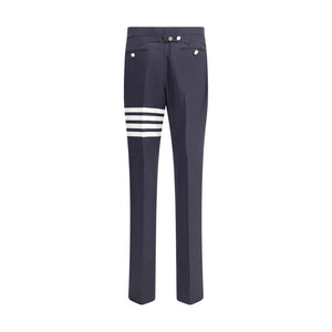 Thom Browne Blue Wool Dress Pants