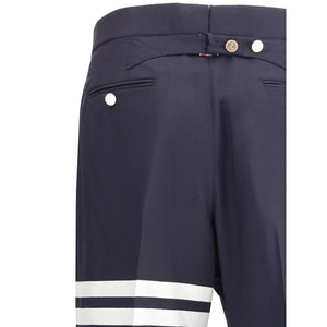 Thom Browne Blue Wool Dress Pants