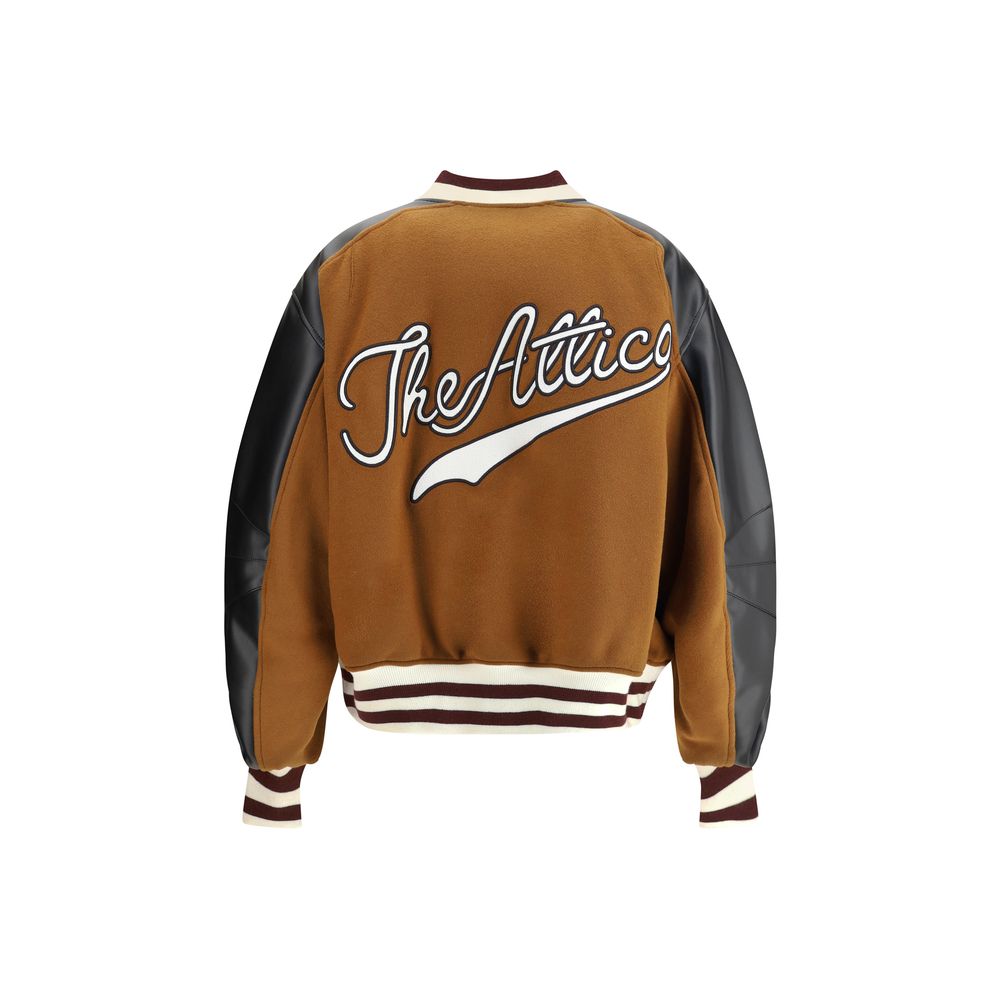 The Attico Brown Fleece Wool Clothing