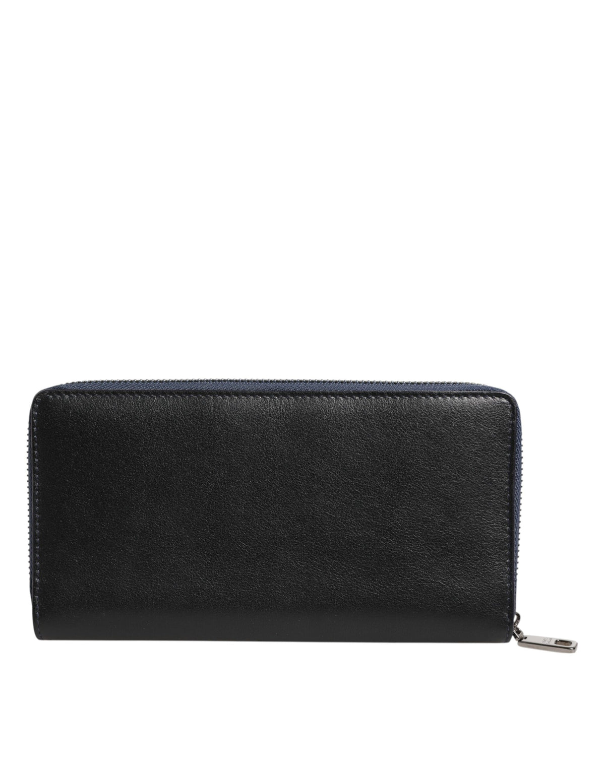 Dolce & Gabbana Black Blue Exotic Leather Men Continental Clutch Wallet