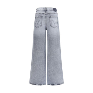 Mother Denim Gray Cotton Jeans Denim