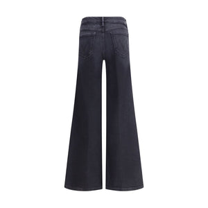 Mother Denim Black Cotton Jeans Denim