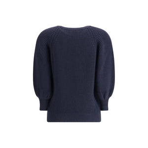 Ella Blue Merino Wool Sweater