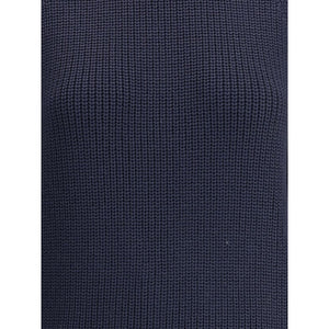 Ella Blue Merino Wool Sweater