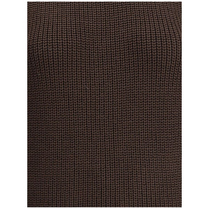 Ella Brown Merino Wool Sweatshirt