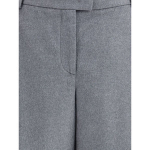 Giorgio Armani Gray Silk Casual Pants